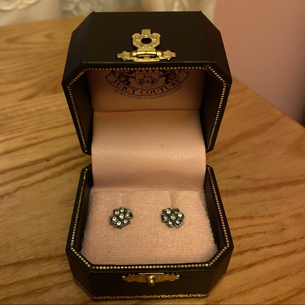 Juicy Couture Flower Earrings